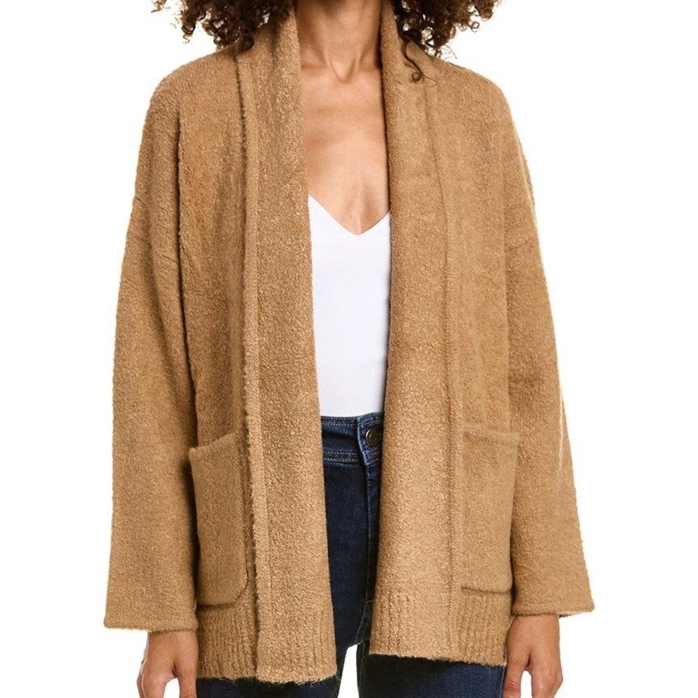 NWT Madewell Gallatin Shawl Collar Cardigan Large Praline
